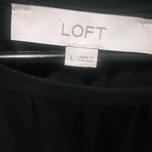 LOFT Elegant Black Blouse